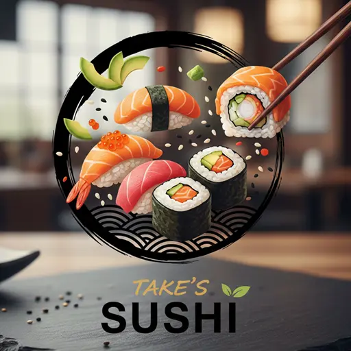 Take Sushi Menu Logo